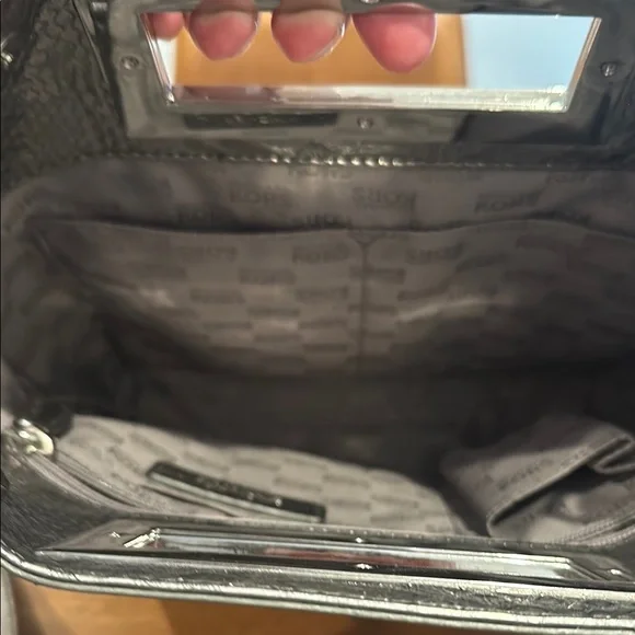 Michael Kors Silver Metallic Shoulder Bag - Picture 3 of 5